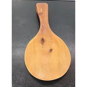 Primitive‎ Antique Wood Butter Paddle. Rice Spoon Spoon Rest.